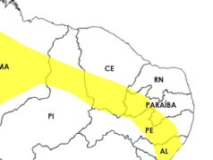 Inmet divulga alerta de chuvas intensas para o Sertão da Paraíba